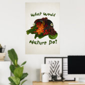Wat zou de Natuur doen? Poster (Thuiskantoor)