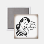 Wat zou een schoolpsycholoog doen? Magneet (Voorkant / Achterkant)