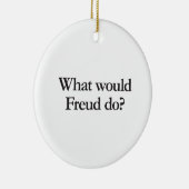 wat zou freud doen keramisch ornament (Rechts)