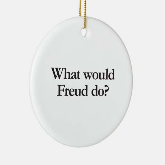wat zou freud doen keramisch ornament (Rechts)