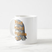 Wat zou Genghis doen? Koffiemok (Voorkant links)