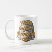 Wat zou Genghis doen? Koffiemok (Links)