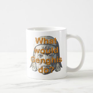 Wat zou Genghis doen? Koffiemok
