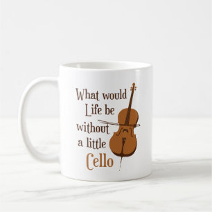 Wat zou het leven zijn zonder een kleine Cello? Koffiemok