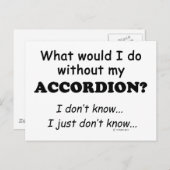 Wat zou ik doen, Accordion Briefkaart (Voorkant / Achterkant)