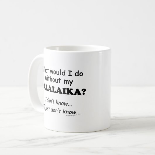 Wat zou ik doen, Balaika Coffee Mok (Voorkant links)