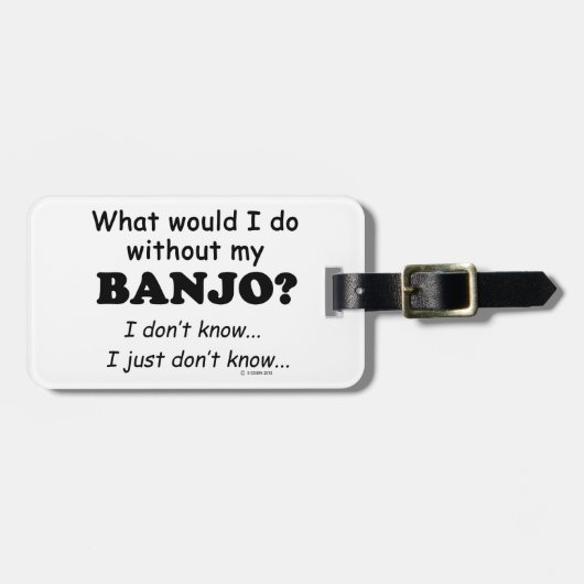 Wat zou ik doen, Banjo Bagagelabel (Voorkant horizontaal)