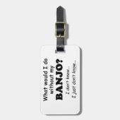 Wat zou ik doen, Banjo Bagagelabel (Voorkant verticaal)