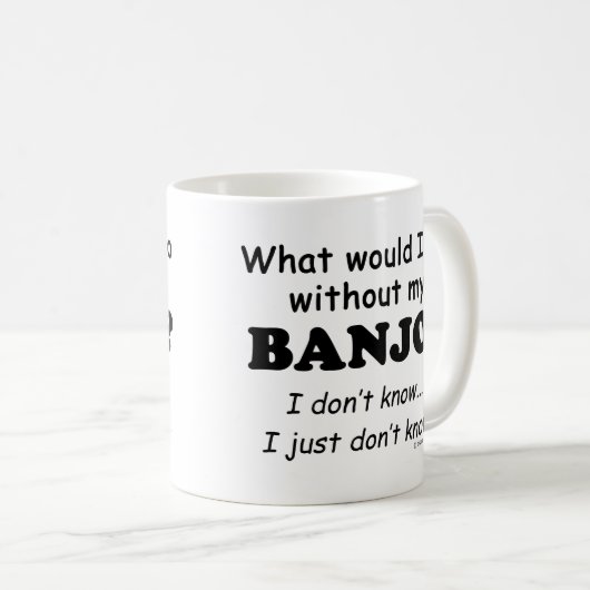 Wat zou ik doen, Banjo Coffee Mok (Voorkant rechts)