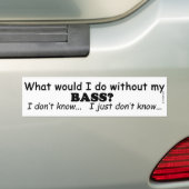Wat zou ik doen? bumpersticker (Op auto)