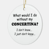 Wat zou ik doen, Concertina Keramisch Ornament (Links)