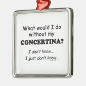 Wat zou ik doen, Concertina Metalen Ornament (Links)