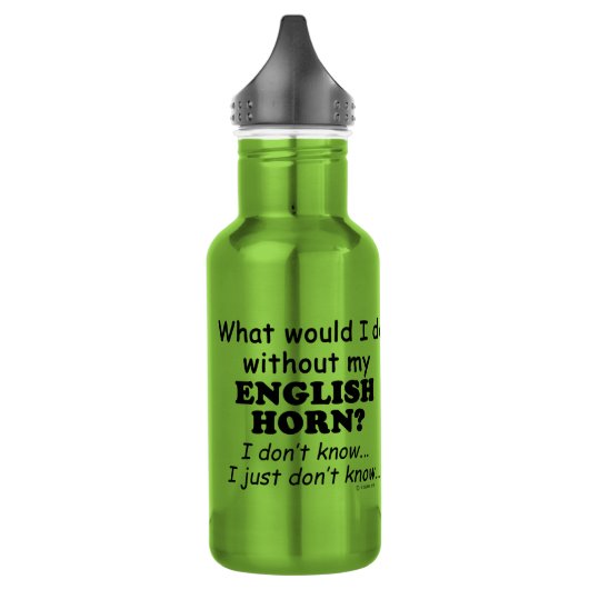 Wat zou ik doen, Engelse Horn Waterfles (Links)