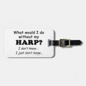 Wat zou ik doen, Harp Bagagelabel (Voorkant horizontaal)