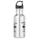 Wat zou ik doen, Harp Waterfles (Voorkant)