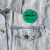 Wat zou ik doen, Mandolin? Ronde Button 5,7 Cm (In situ)