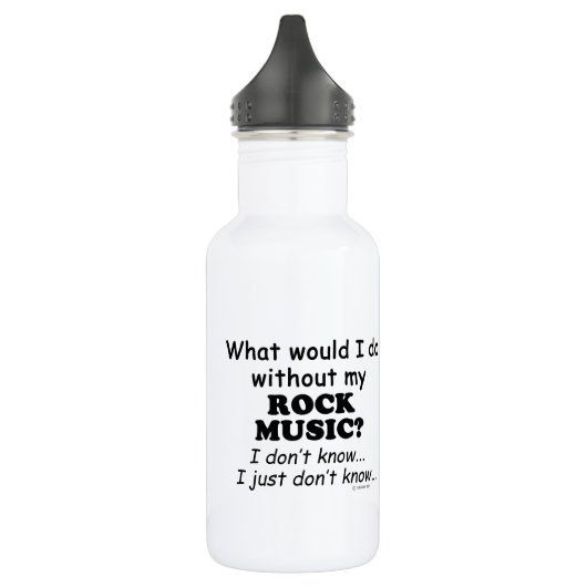 Wat zou ik doen, Rock Music Waterfles (Links)