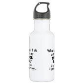 Wat zou ik doen, Tenor Sax Waterfles (Voorkant)