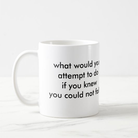 Wat zou je doen? koffiemok (Links)