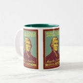 Wat zou Jefferson doen? Mok (Voorkant links)