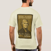 Wat zou Jefferson doen? Shirt (Achterkant)