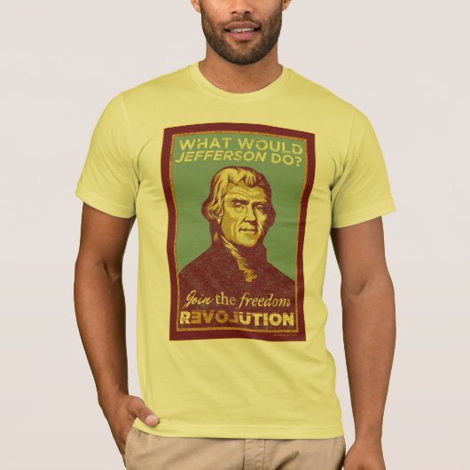 Wat zou Jefferson doen? Shirt (Voorkant)