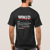 Wat zou Jens doen? T-shirt (Achterkant)