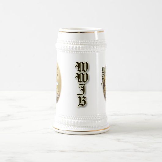 Wat zou Jezus beer Stein breken? Bierpul (Center)