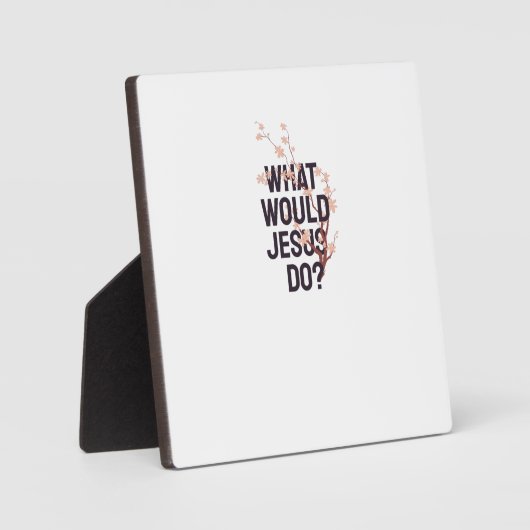 Wat zou Jezus doen? Fotoplaat (Voorkant)