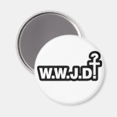 Wat zou Jezus doen? Magneet (Voorkant / Achterkant)