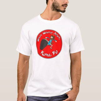 Wat zou Jezus Kung Fu T-shirt
