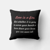 Wat zou Joan Crawford doen? Band Kussen (Achterkant)