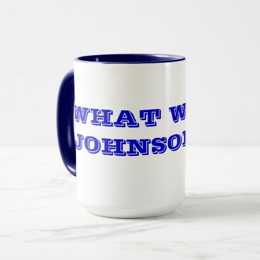 WAT ZOU JOHNSON DOEN? MOK (Voorkant links)