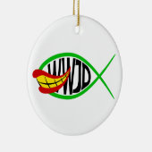 Wat zou Joker doen? Keramisch Ornament (Rechts)