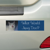 Wat zou Jupey Doo doen? #2 Bumpersticker (Op auto)