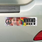 wat zou kyle doen ? bumpersticker (Op auto)