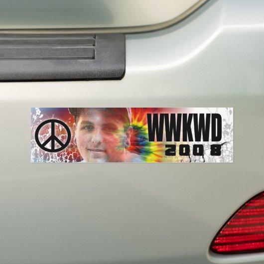 wat zou kyle doen ? bumpersticker (Op auto)