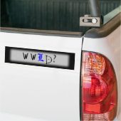 Wat zou L doen? Bumpersticker (Op Truck)