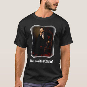 Wat zou Lincoln Shirt doen (donker)