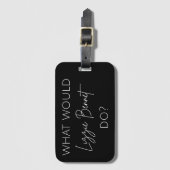 Wat zou Lizzie Bennet doen? Bagagelabel (Voorkant (verticaal))