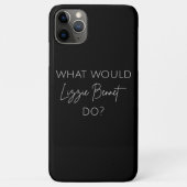 Wat zou Lizzie Bennet doen? Case-Mate iPhone Case (Achterkant)