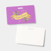 Wat zou Lizzie Bennet doen? II Badge (Voor- en achterkant)