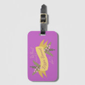 Wat zou Lizzie Bennet doen? II Bagagelabel (Voorkant (verticaal))