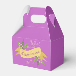 Wat zou Lizzie Bennet doen? II Bedankdoosjes