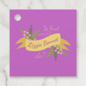 Wat zou Lizzie Bennet doen? II Bedankjes Labels (Voorkant)