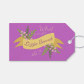 Wat zou Lizzie Bennet doen? II Cadeaulabel (Voorkant (Horizontaal))