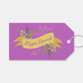 Wat zou Lizzie Bennet doen? II Cadeaulabel