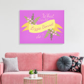 Wat zou Lizzie Bennet doen? II Canvas Afdruk (Insitu (Woonkamer))