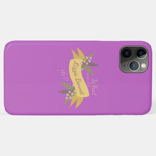 Wat zou Lizzie Bennet doen? II Case-Mate iPhone Case (Achterkant (horizontaal))