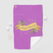 Wat zou Lizzie Bennet doen? II Golfhanddoek (Insitu)